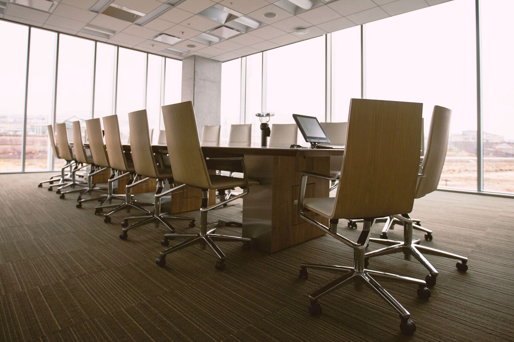 Sala de reuniones para negociación colectiva